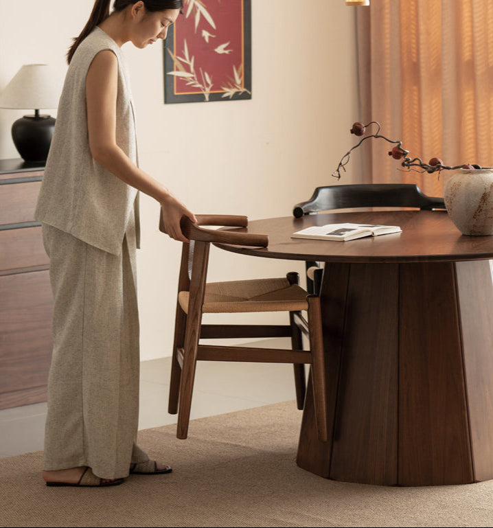 Ash Solid Wood Retro Dining Chair