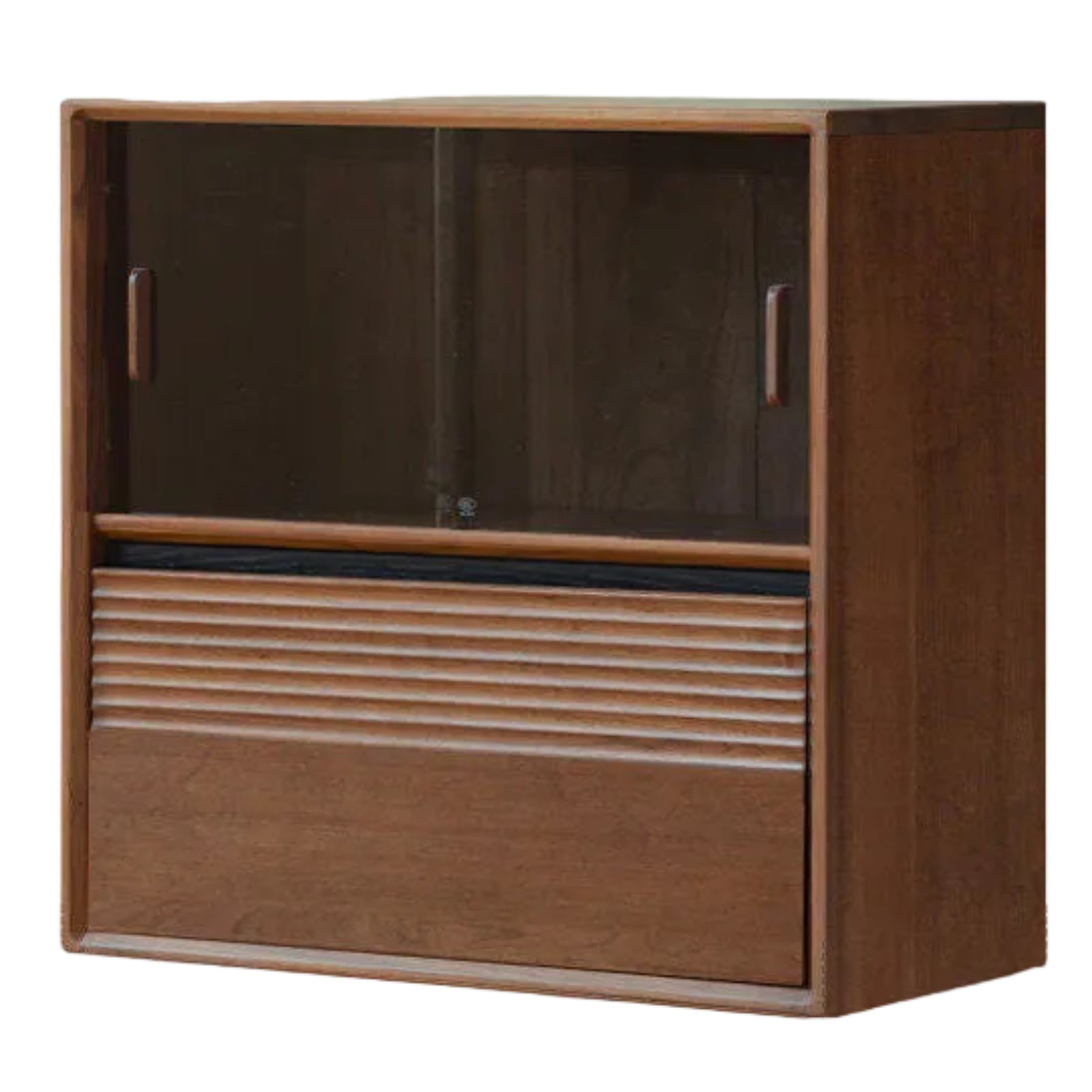 Sandalwood, Oak, Black Walnut, White Ash Solid Wood Light Luxury Style Module Bookcase