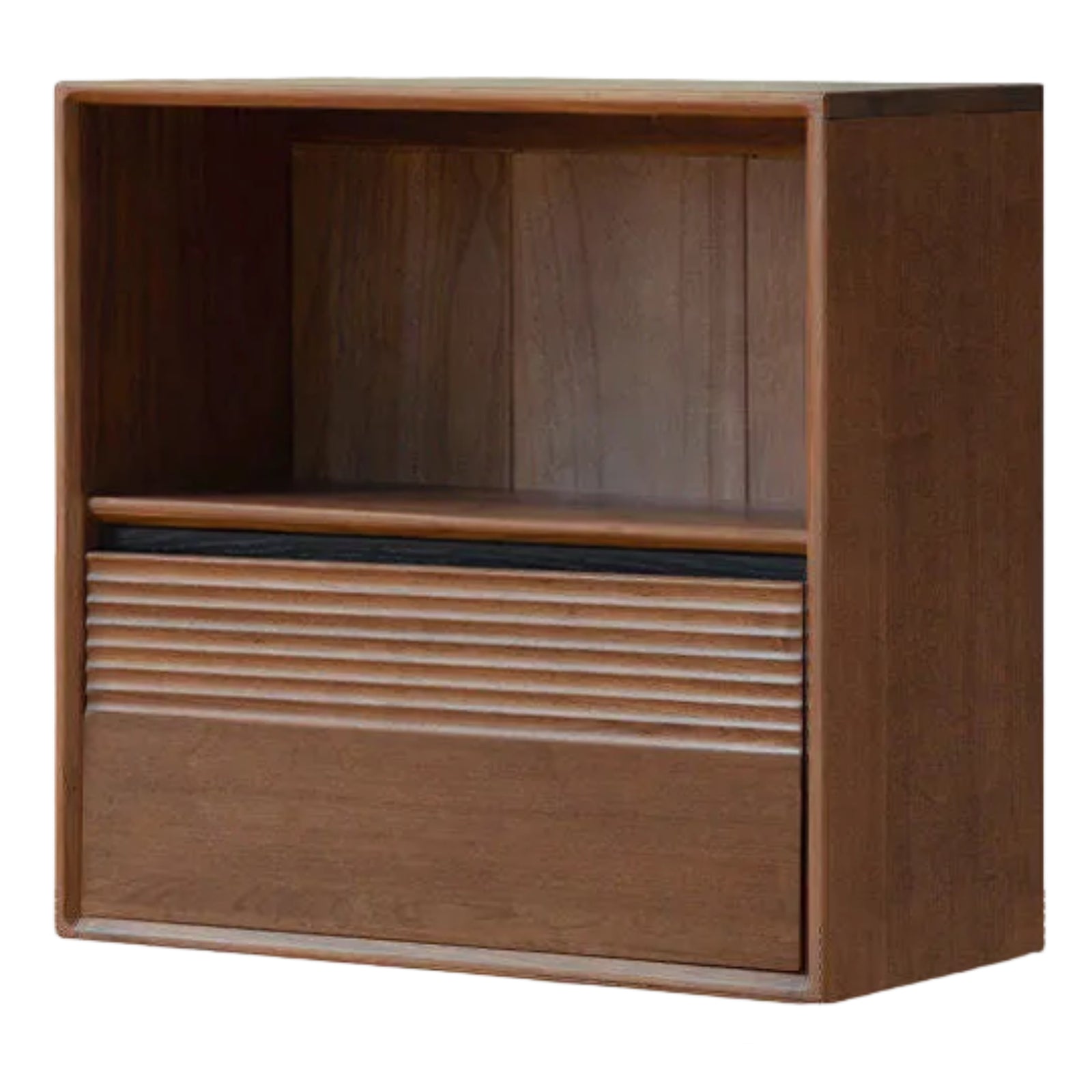 Sandalwood, Oak, Black Walnut, Ash Solid Wood Light Luxury Style Module Bookcase