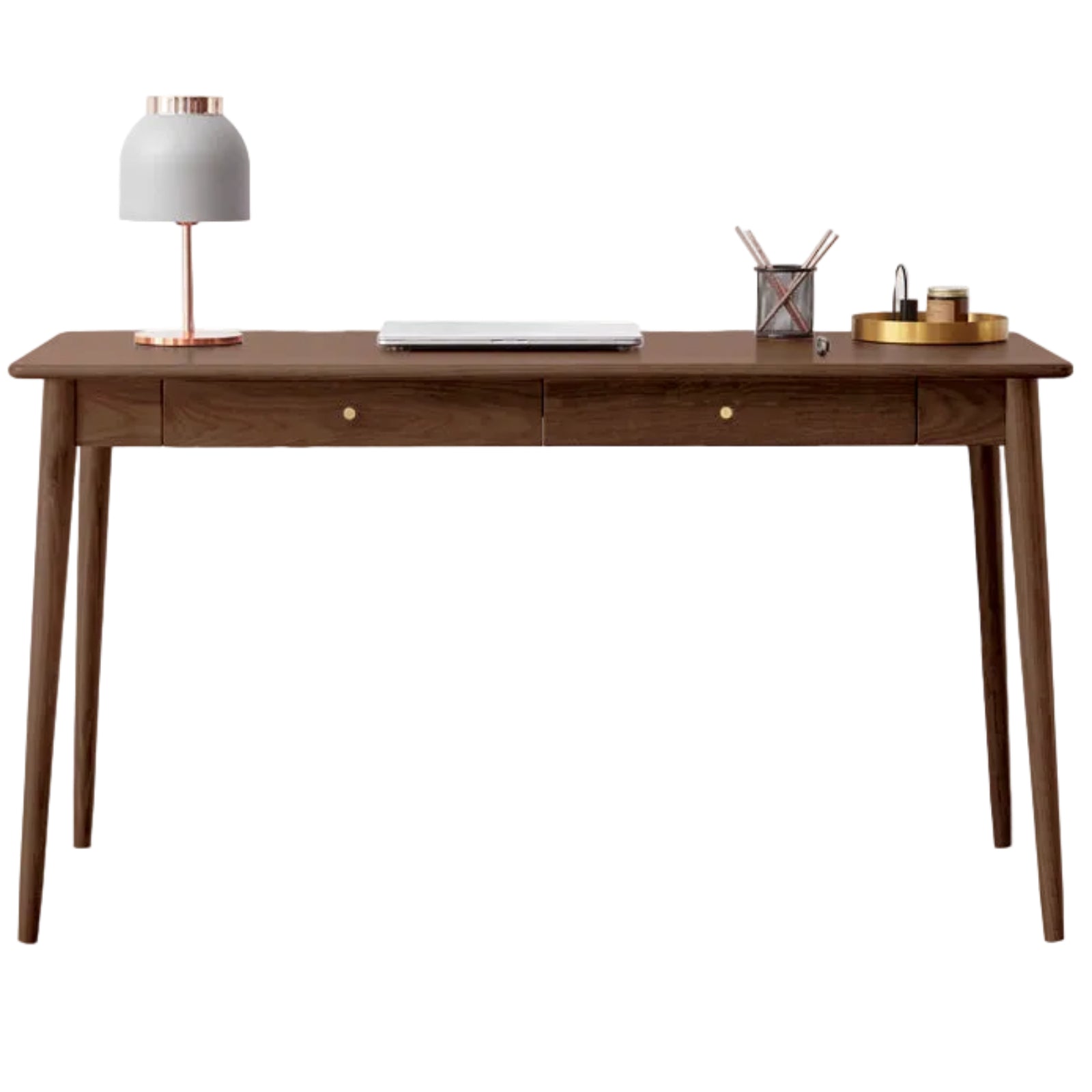 Solid Longan Hardwood, South American Walnut, Black Walnut Solid Wood Office Desk