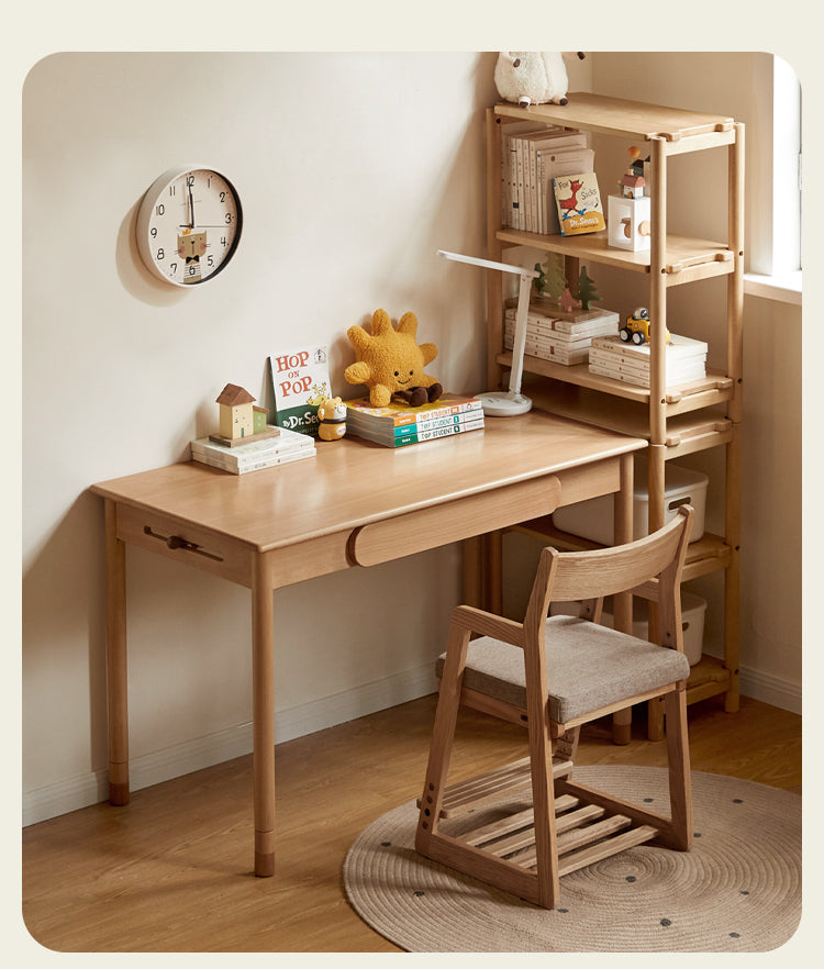 Beech Solid Wood Children's Study Table.