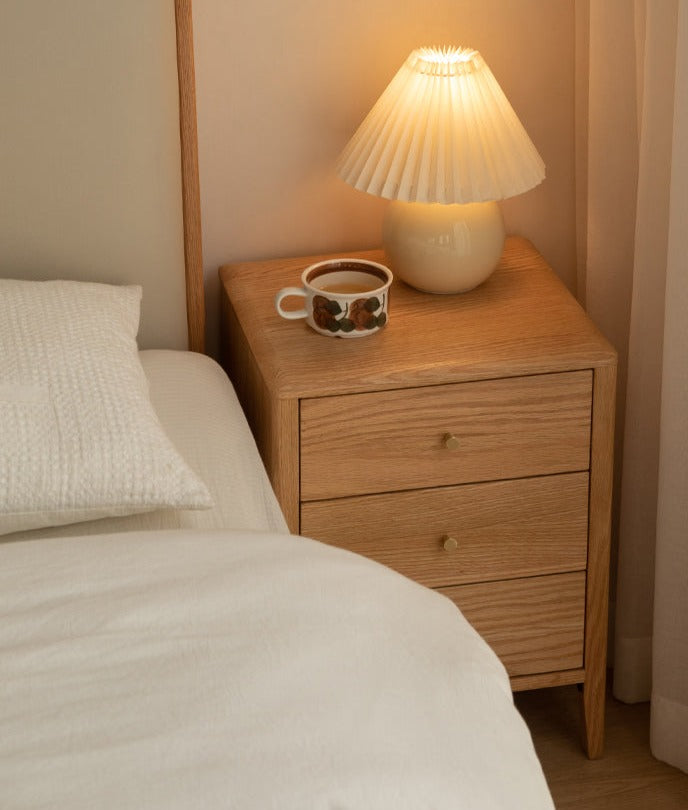 Oak, Cherry Solid Wood Nightstand