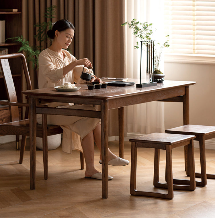 Ash Solid Wood Modern Tea Table