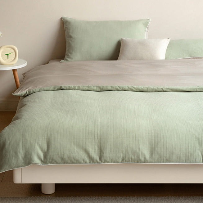 нет Pure Cotton Four Piece Set, Bed Sheet and Quilt Cover, High Quality Bedding Supplies