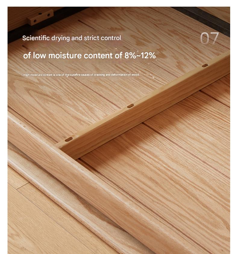 Oak Solid Wood Modern Dining Table