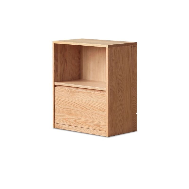 Combination bookshelf , floor shelf Oak solid wood"