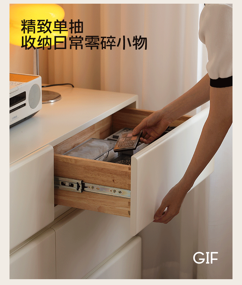 Solid Rubberwood Modern Vanity Table.