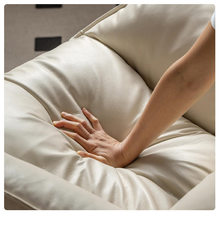 Leather Modern Simple Snail Armchair :