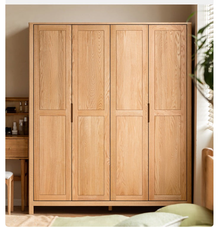 Oak solid wood Wardrobe