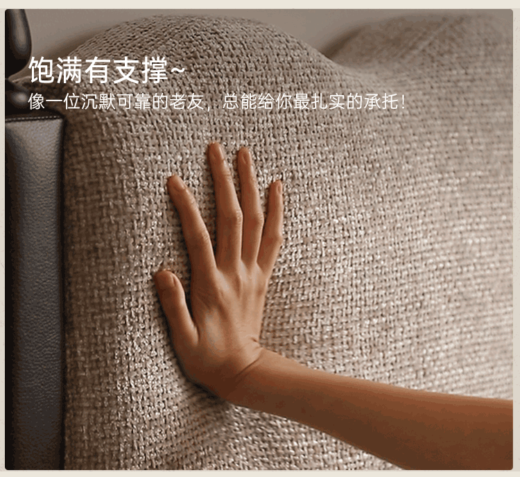 Fabric French Retro Soft Back Bed