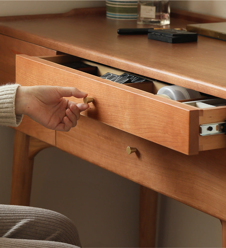 Cherry Solid Wood Small Dressing Table.
