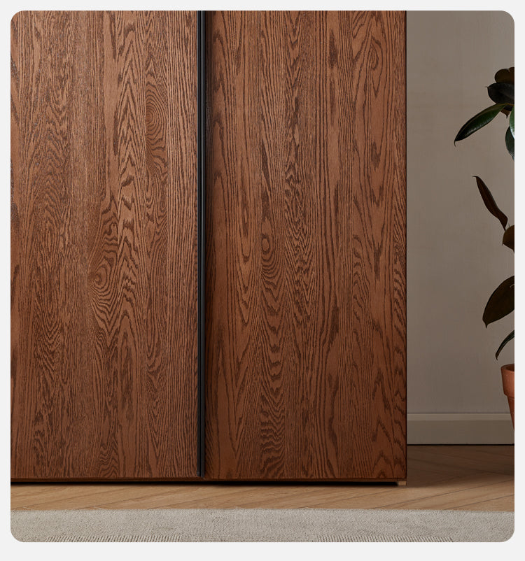 Oak Solid Wood Wardrobe.