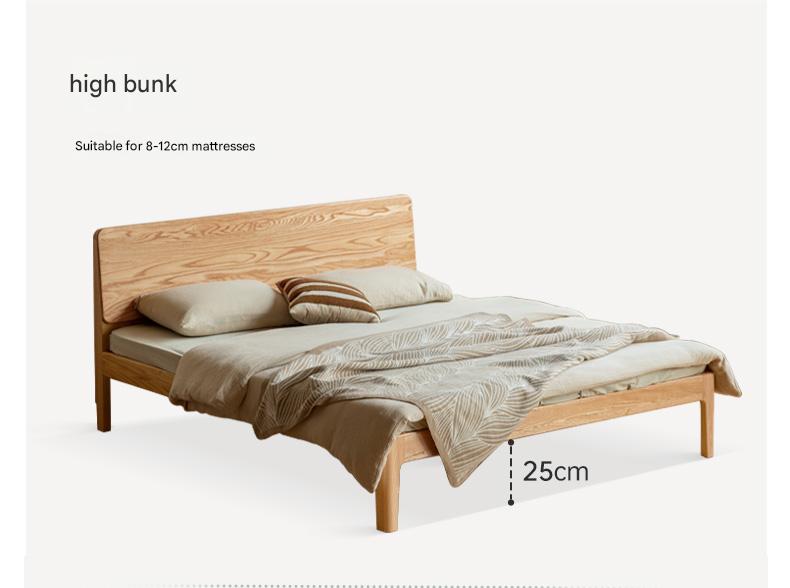 Oak Solid Wood Bed