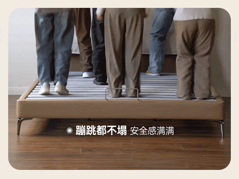 Fabric Bed Elephant Ear Soft Bed Nordic