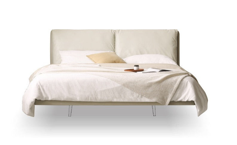 Suspension Technology Fabric Bed,Leather Bed with Light