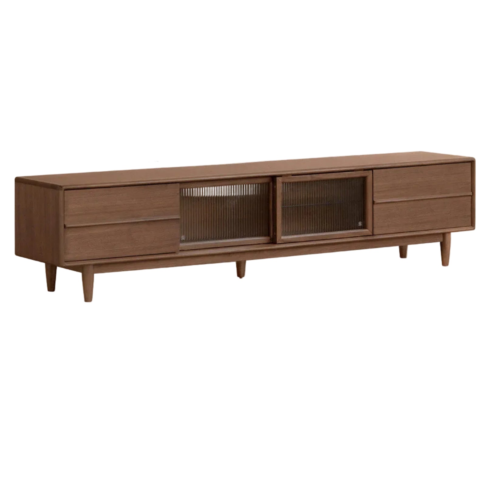 Black Walnut, Sandalwood, Ash Solid Wood Modern TV Cabinet