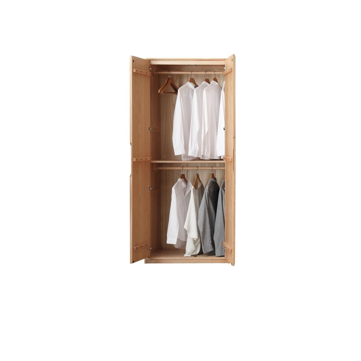 Oak, Ash Solid Wood Wardrobe.