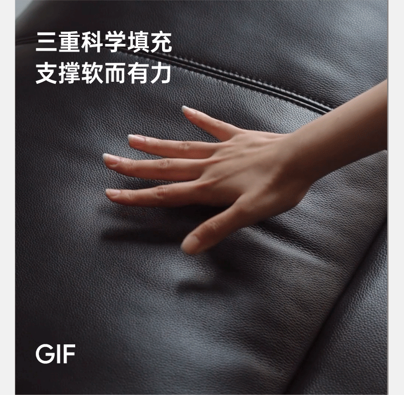 Oak,Black Walnut Solid Wood Soft Genuine Leather Bed Light Luxury