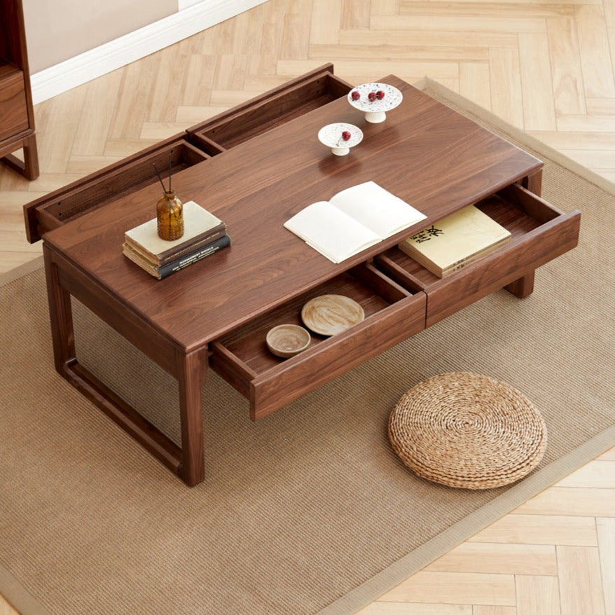 Ash, Black Walnut, Oak Solid Wood Coffee Table