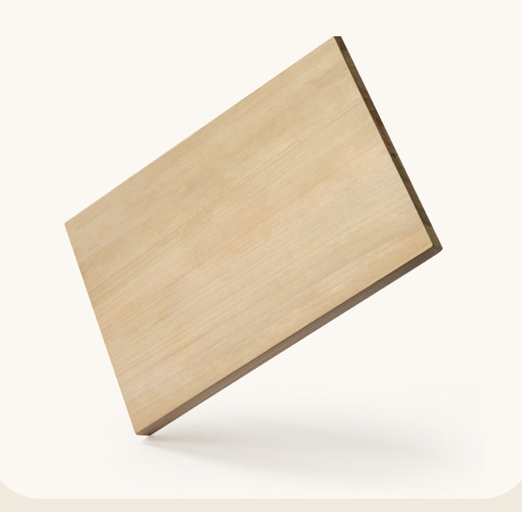 Birch solid wood slate desk white cream style "