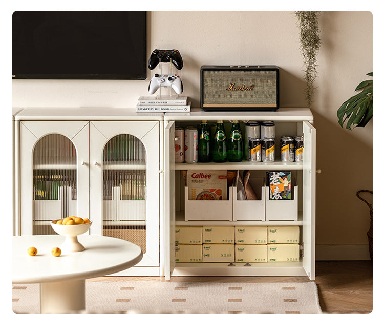 Poplar Solid Wood Combinable Storage TV Cabinet.