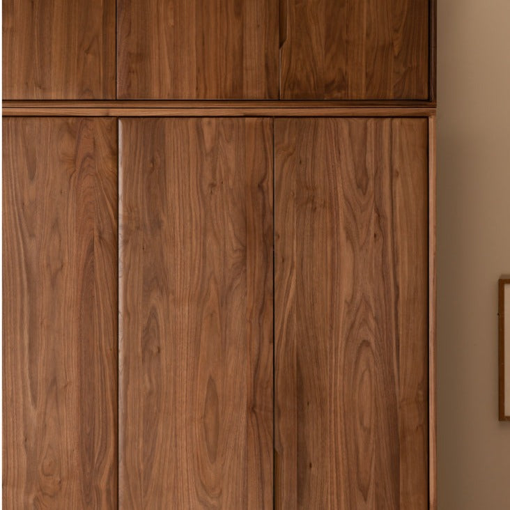 Black Walnut Solid Wood Large Wardrobe.