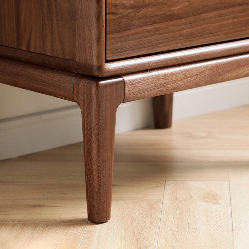 Black Walnut, Ash Solid Wood Nordic Modern Nightstand