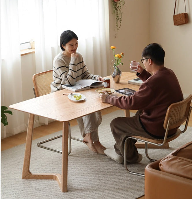 Oak, Ash Solid Wood Large Office Desk