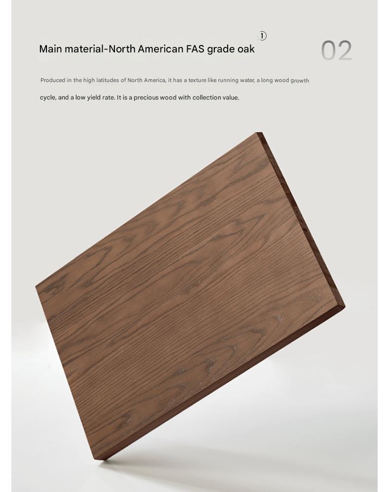 Black Walnut, Oak, Rubberwood Solid Wood Leather Soft Bed Italian Light Luxury
