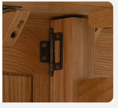 Ash, Oak Solid Wood Folding Dining Table
