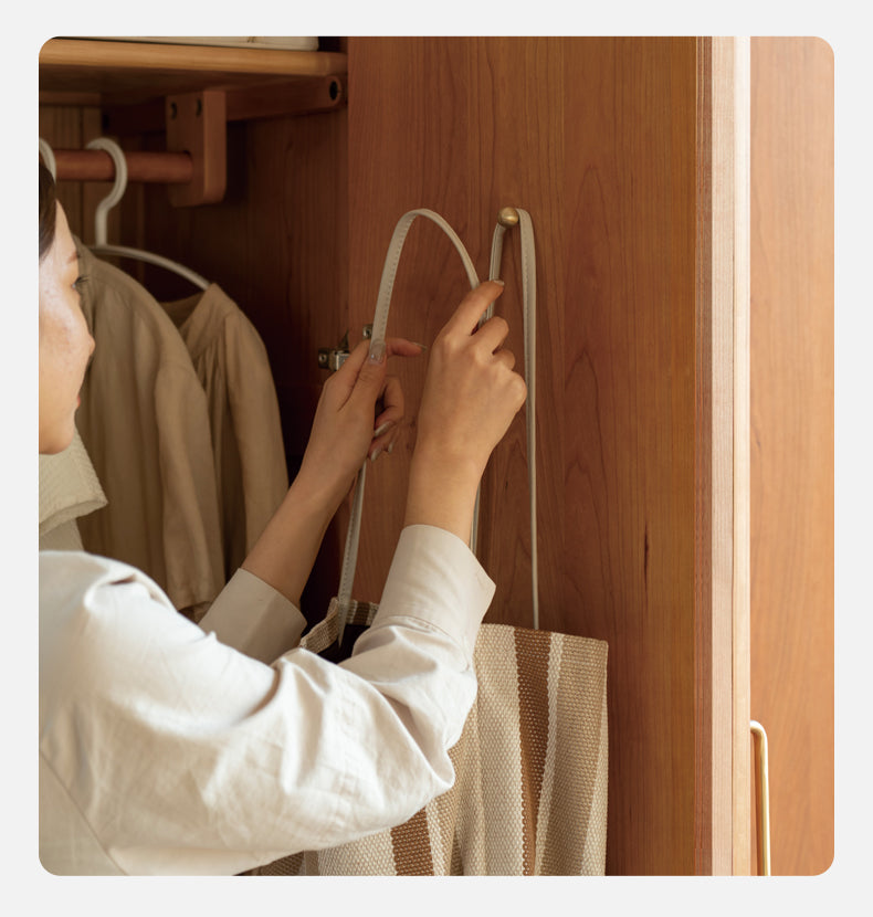 Cherry, Oak Solid Wood Fascinating Wardrobe.