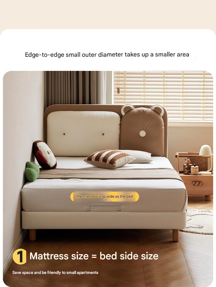 Organic Leather Children's Soft Bag Boy and Girl Bed