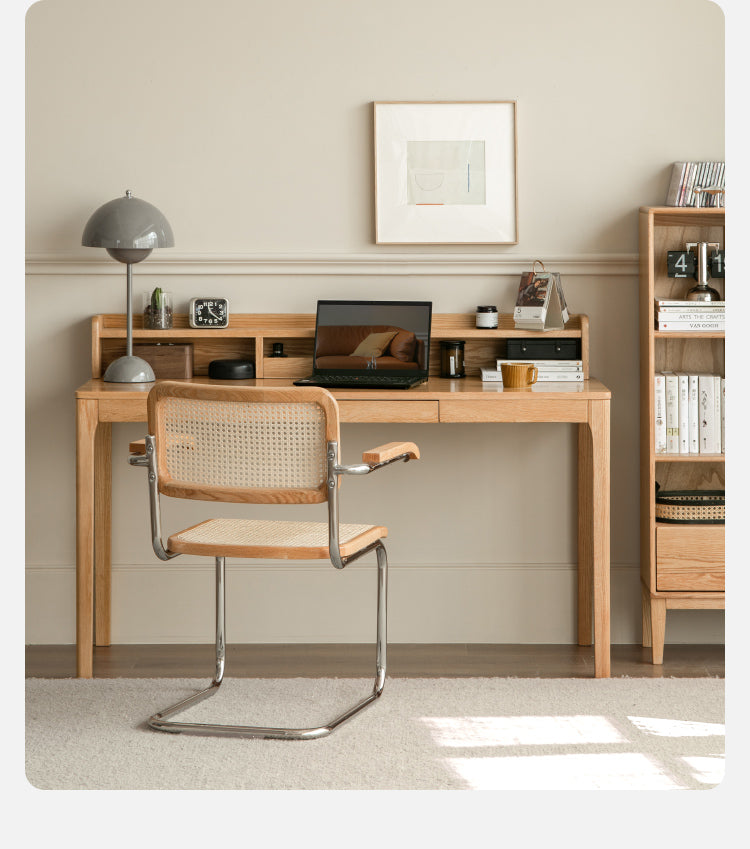 Oak Solid Wood Office Nordic Desk