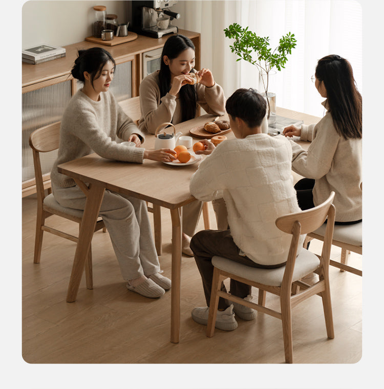 Ash Solid Wood Creative Dining Table
