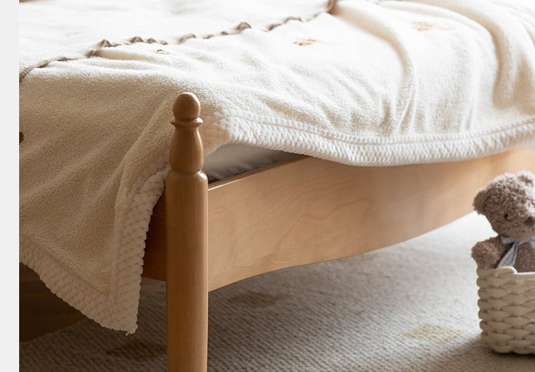 Beech, Oak Solid wood Princess bed<