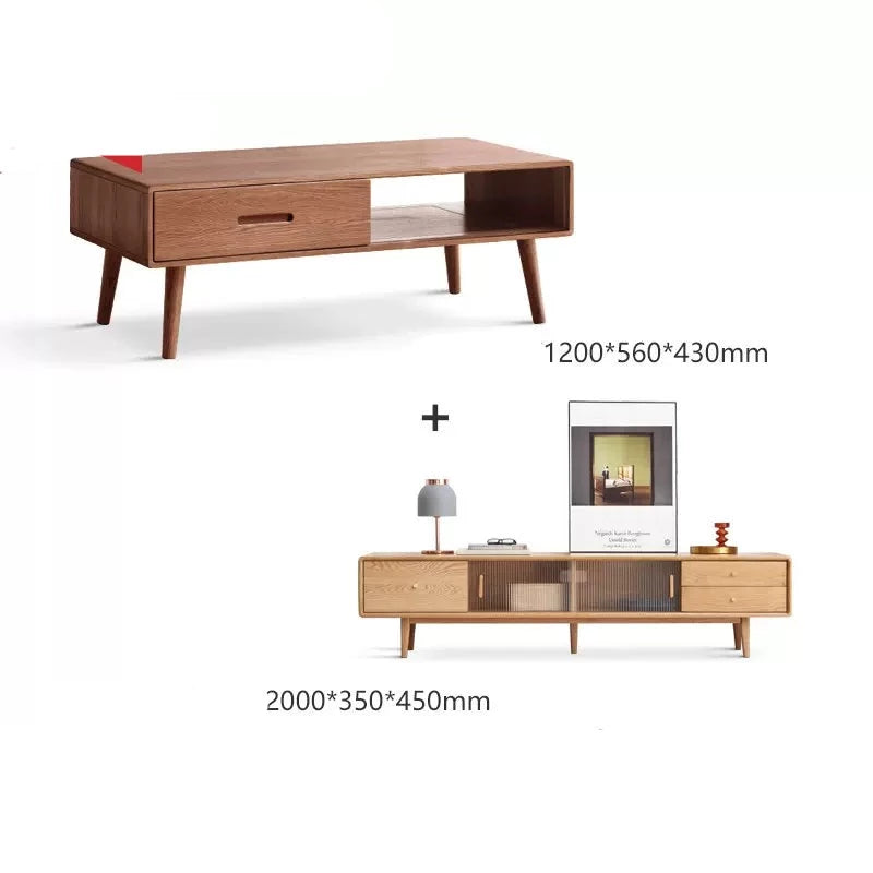 Coffee table North American OAK solid wood"