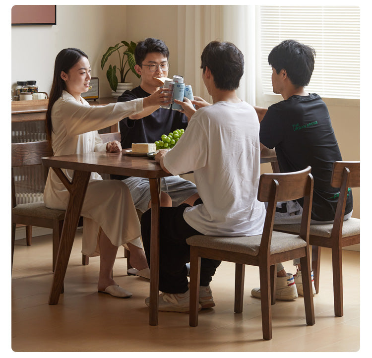 Ash Solid Wood Rectangular Dining Table