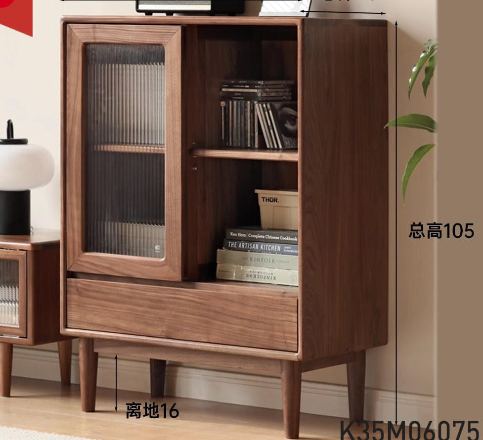 North American FAS grade Black Walnut Solid wood side cabinet "