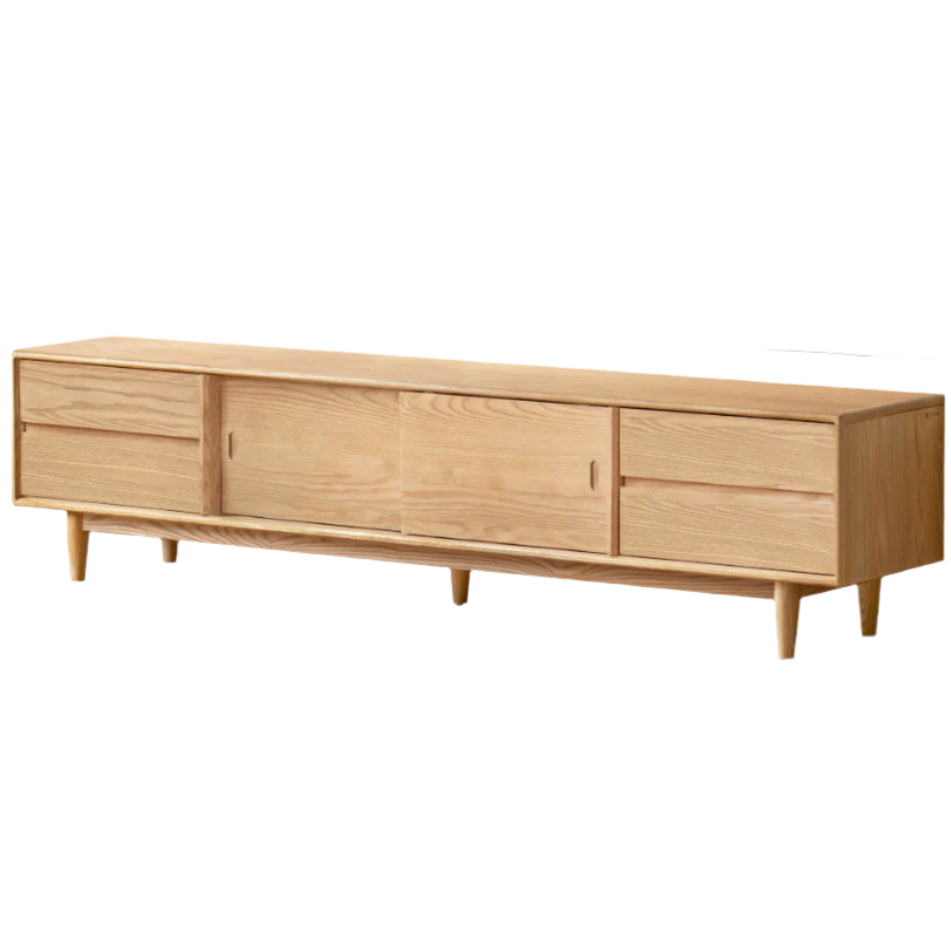 Ash Solid Wood Modern Style TV Stand
