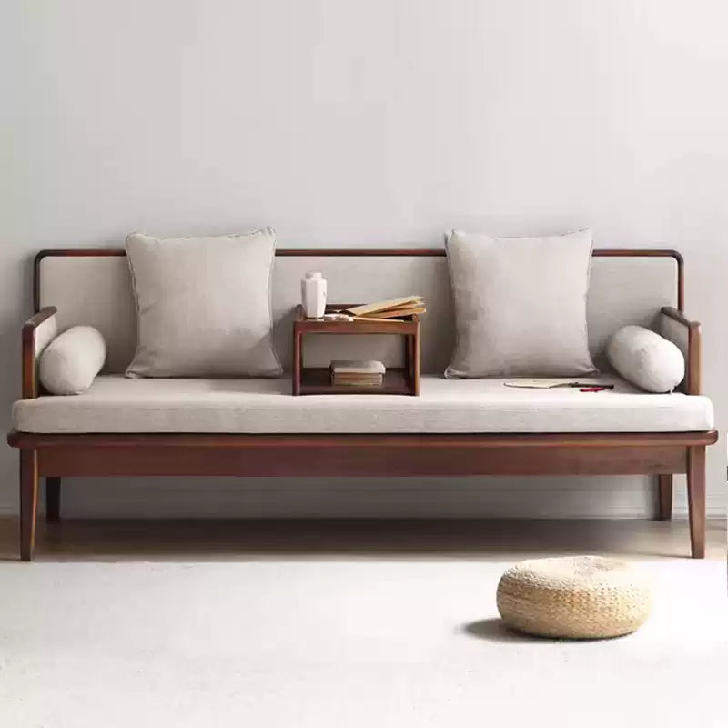 Black Walnut, Ash Solid Wood Sitting Sofa new Chinese Style.