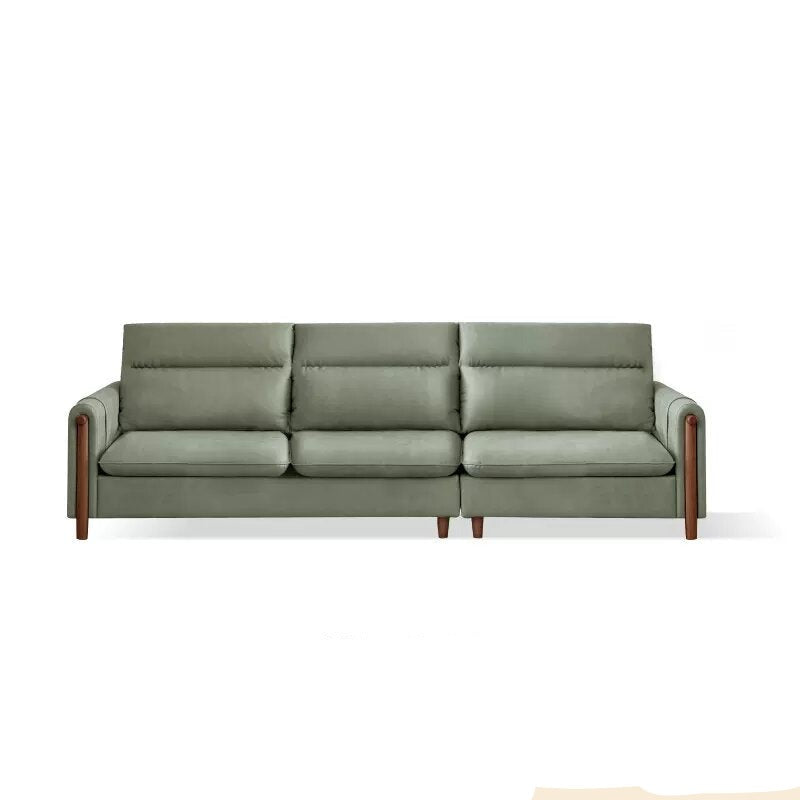 Lux technology green fabriс sofa.