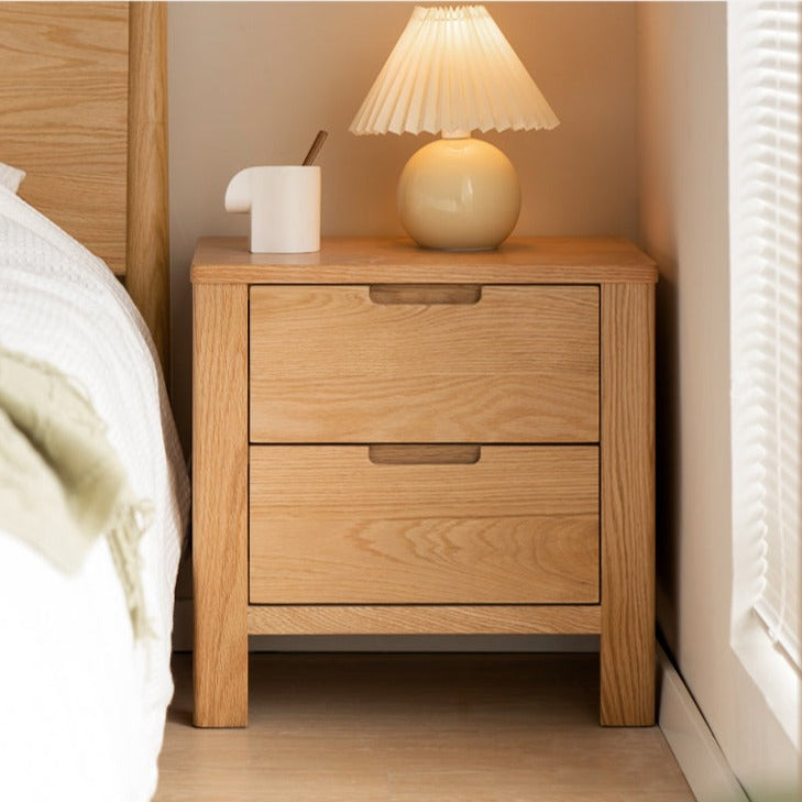 Oak solid wood Nightstand