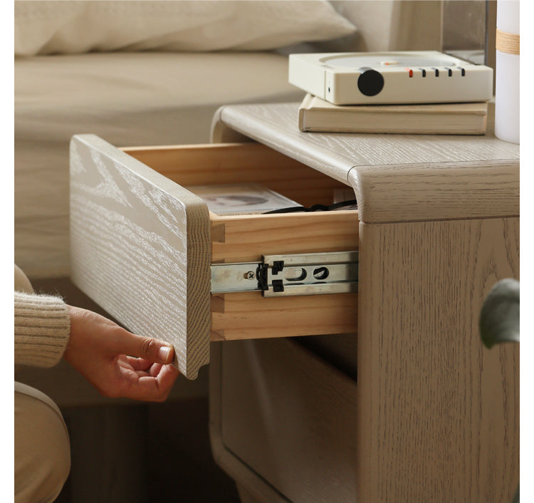 Tulipwood Solid Wood Nightstand Light Luxury.