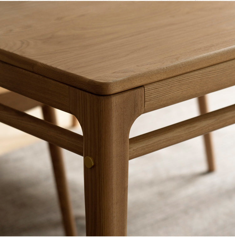 Ash Solid Wood Small-sized Modern Office Desk