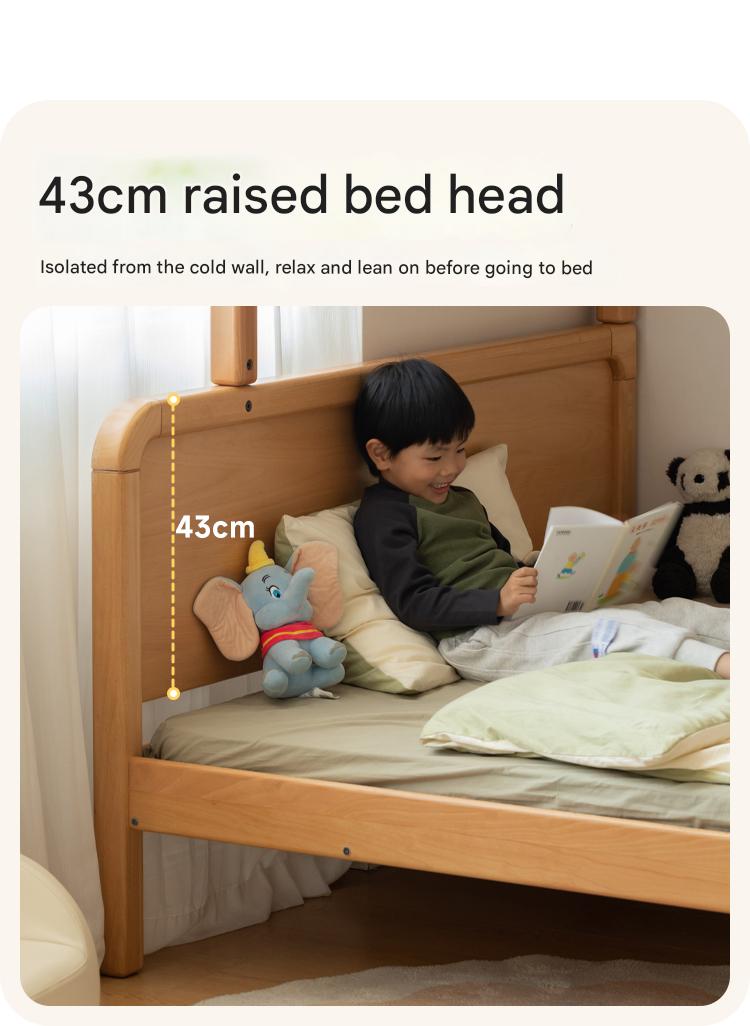 Beech Solid Wood Children's Bunk Bed.