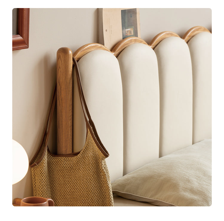 Beech, Oak Solid Wood Dream House Soft Bed