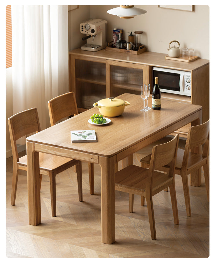 Black Walnut, Ash, Oak, Beech Solid wood, Solid RubberWood - Dining Chair Modern 4 pcs set