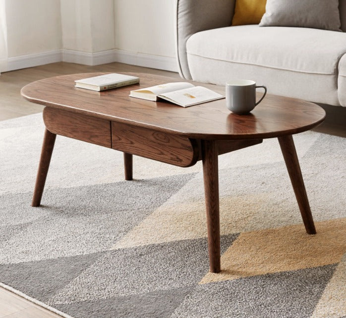 Oak Solid Wood Luxury Coffee Table, Tea Table