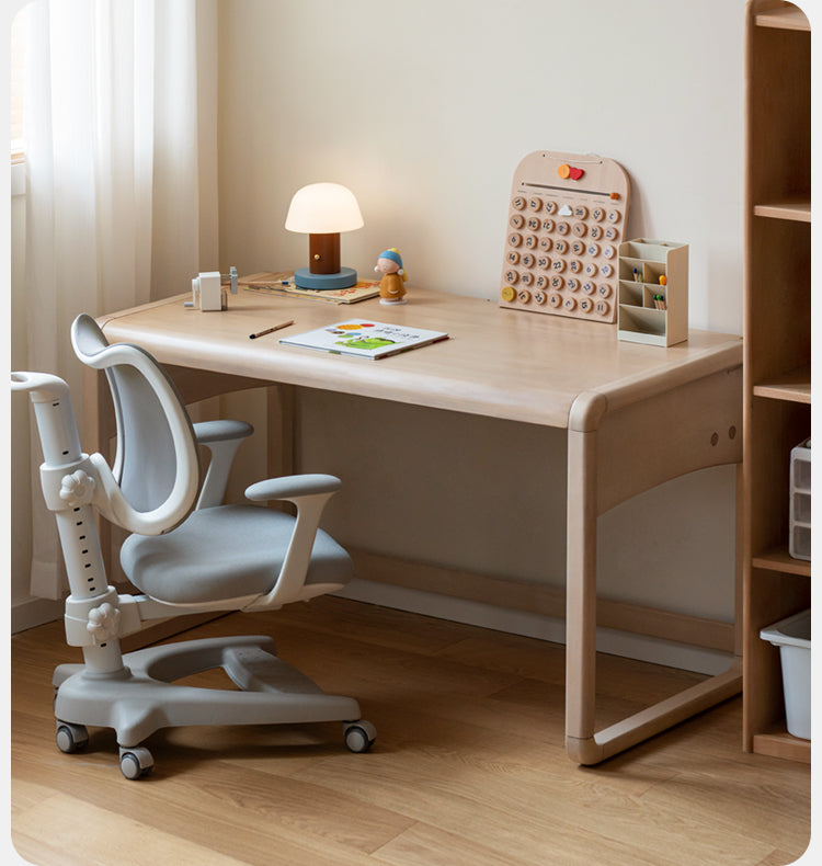 Birch solid wood Children's Handmade Table Writing Desk