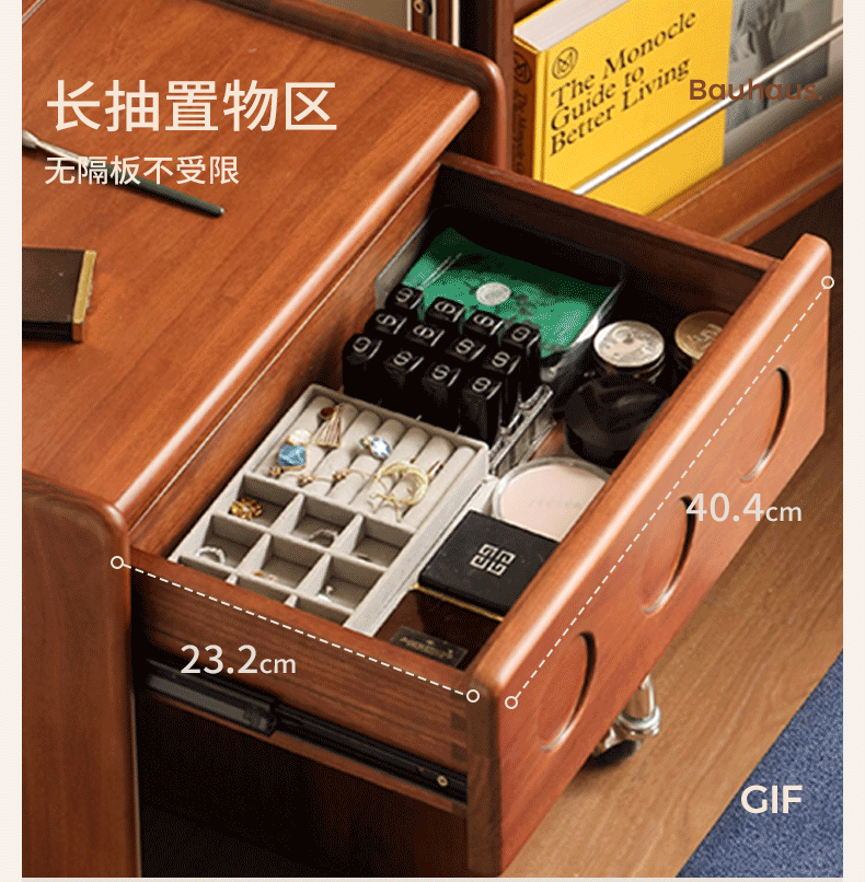 Tulipwood Solid Wood Classic Vintage Vanity Table.